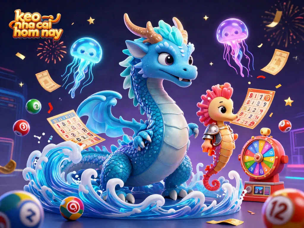 Engage with keo nha cai hom nay and enjoy thrilling gaming action among vibrant cartoon characters and lively elements.