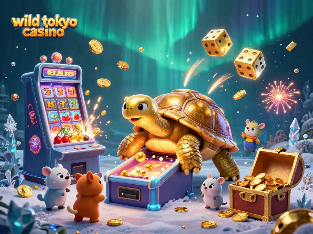 Experience the excitement of wild tokyo casino with a vibrant scene of fun characters and dynamic games.