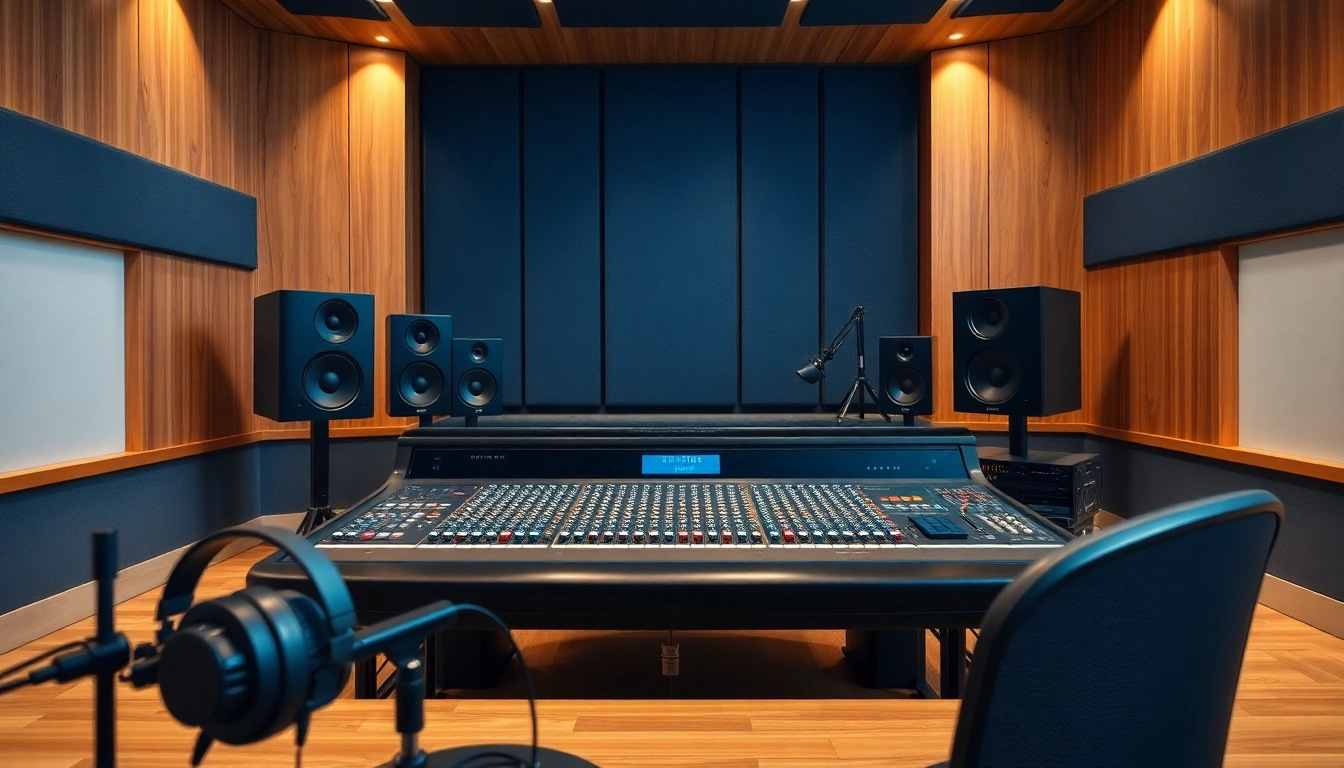 Enhance your music with online audio mastering in a professional studio setting.